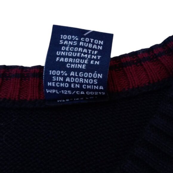 Chaps blue V-neck sweater vest sz M NEW - Picture 7 of 10